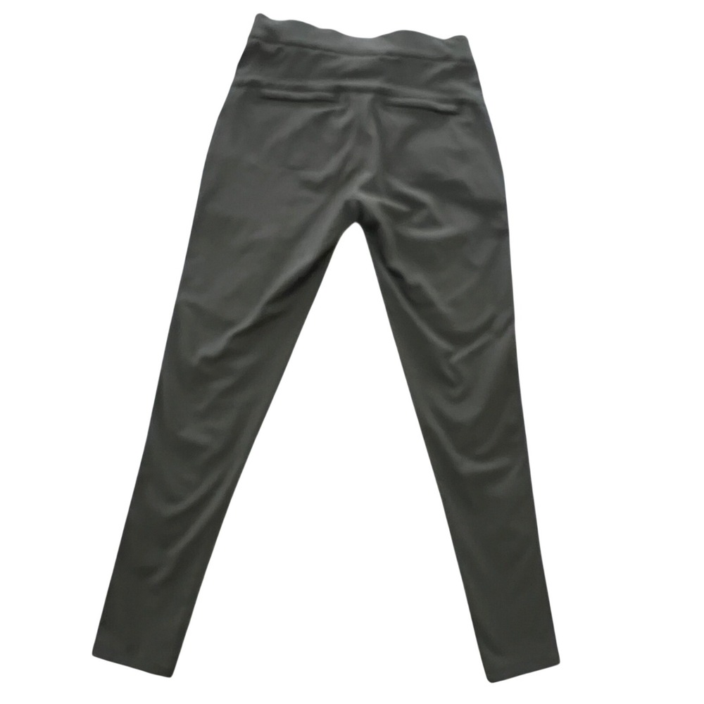 Athleta Cargo Pants Women Size 2 Gray Nylon Spandex Zip Pockets Activewear - Picture 3 of 11